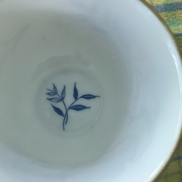 ALP LIDKOPING Cup and saucers - set of five antique, Sweden. - Picture 12 of 14